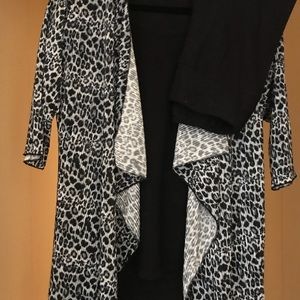 Brand new Small Snow Leopard Shirley & Noir Os